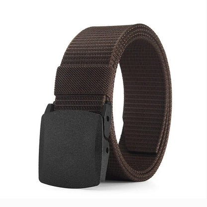 Men's Belt Canvas Automatic Buckle Belt Outdoor Multifunctional Tactical Nylon Belts Hunting Belt Accessories