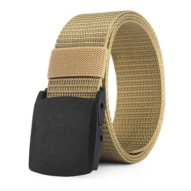 Men's Belt Canvas Automatic Buckle Belt Outdoor Multifunctional Tactical Nylon Belts Hunting Belt Accessories