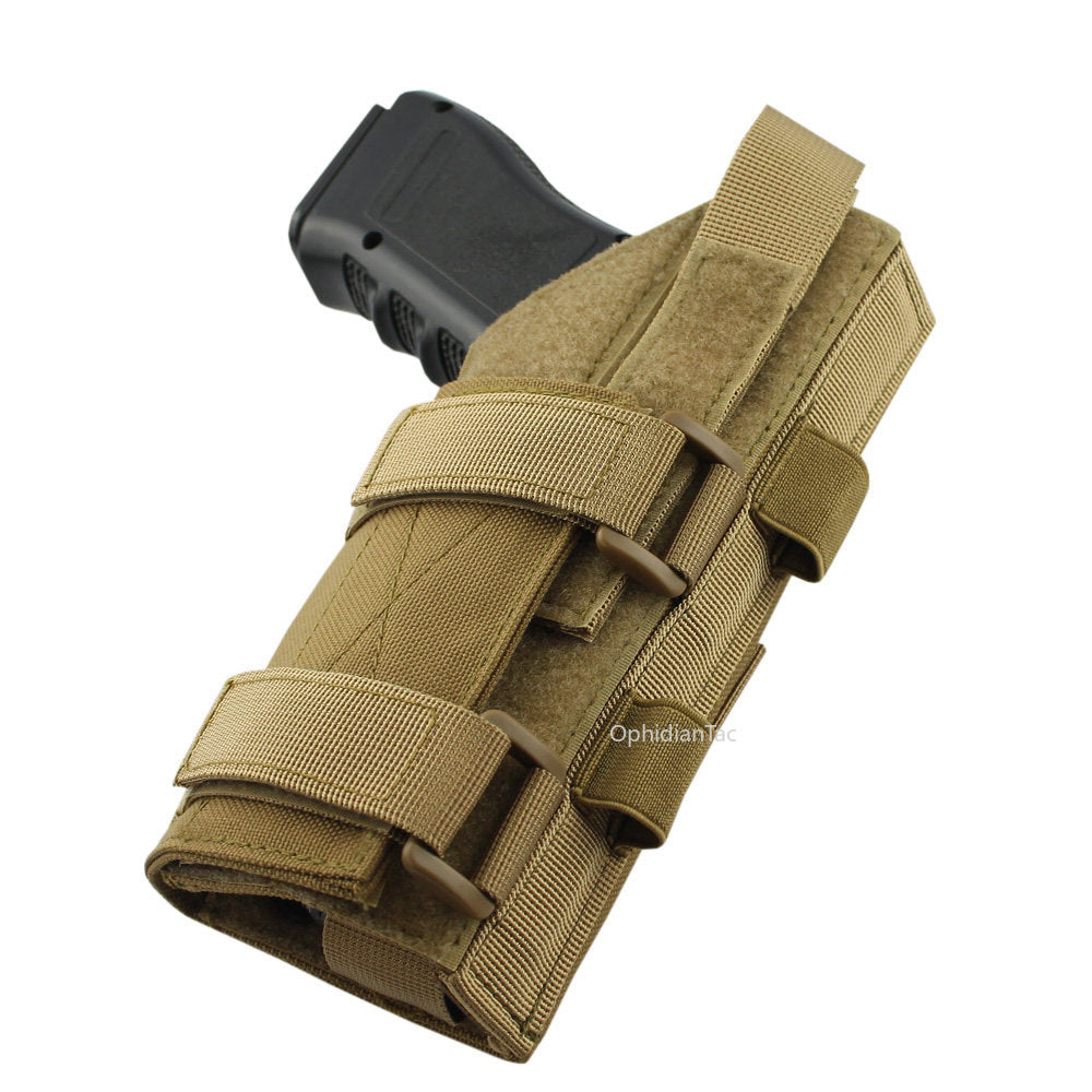 Gun Holster Molle Modular Belt Pistol Holster For Right Handed Shooters M9 1911 Glock 17 19 22 23 31 32 34 35