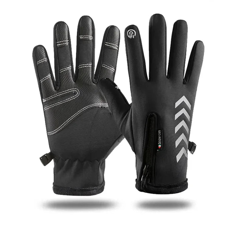 DuraGloves™ Black: Men's & Women's Waterproof Touchscreen Size M-XXL